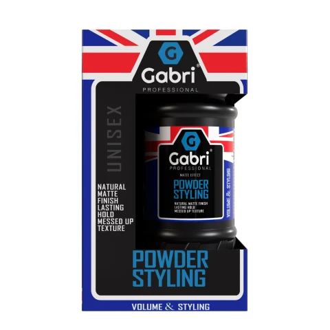 Gabri Professional Powder Styling Volume & Styling 21g in blue retail packaging, front view