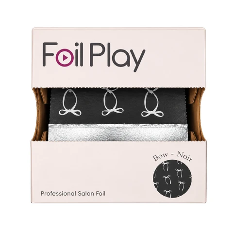 Foil Play Bow-Noir Professional Salon Foil – 500 Sheets