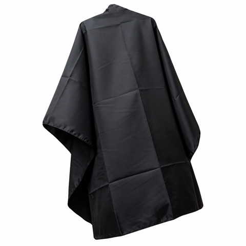 lack professional hairdressing cutting cape with full client coverage.