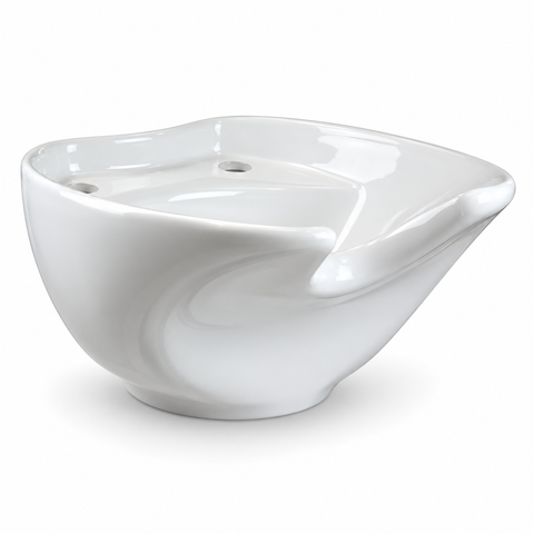 Coral Ceramic Basin - White