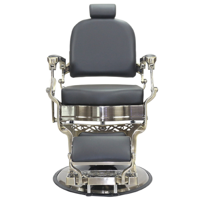 Havana Barber Chair - Antique Frame - Black Upholstery Havana Barber Chair - Antique Frame - Black Upholstery