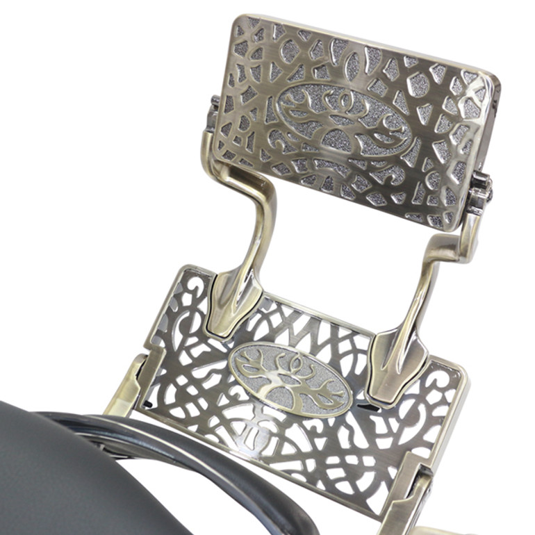 Havana Barber Chair - Antique Frame - Black Upholstery Havana Barber Chair - Antique Frame - Black Upholstery