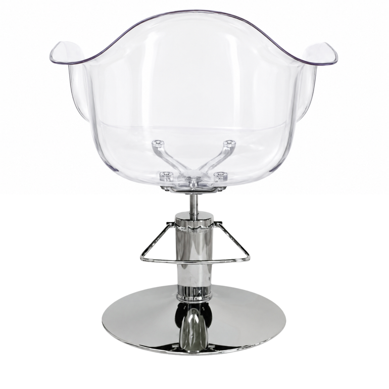 Erica Styling Chair Clear - Hydraulic