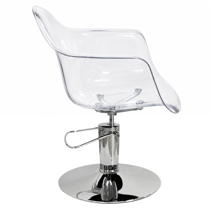 Erica Styling Chair Clear - Hydraulic