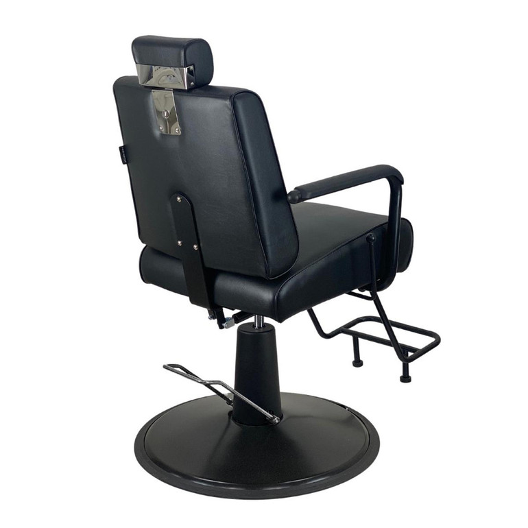 Cyrus BLACK Upholstery Reclining Salon Chair