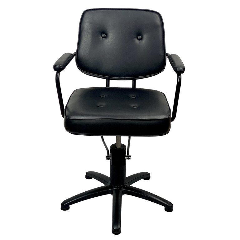 Bianca Black Styling Chair - Hydraulic