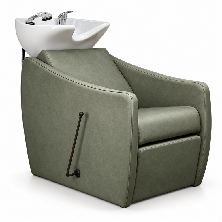 Malibu Shampoo Unit  - Forest Green