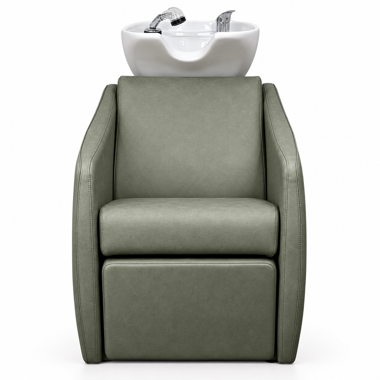 Malibu Shampoo Unit  - Forest Green