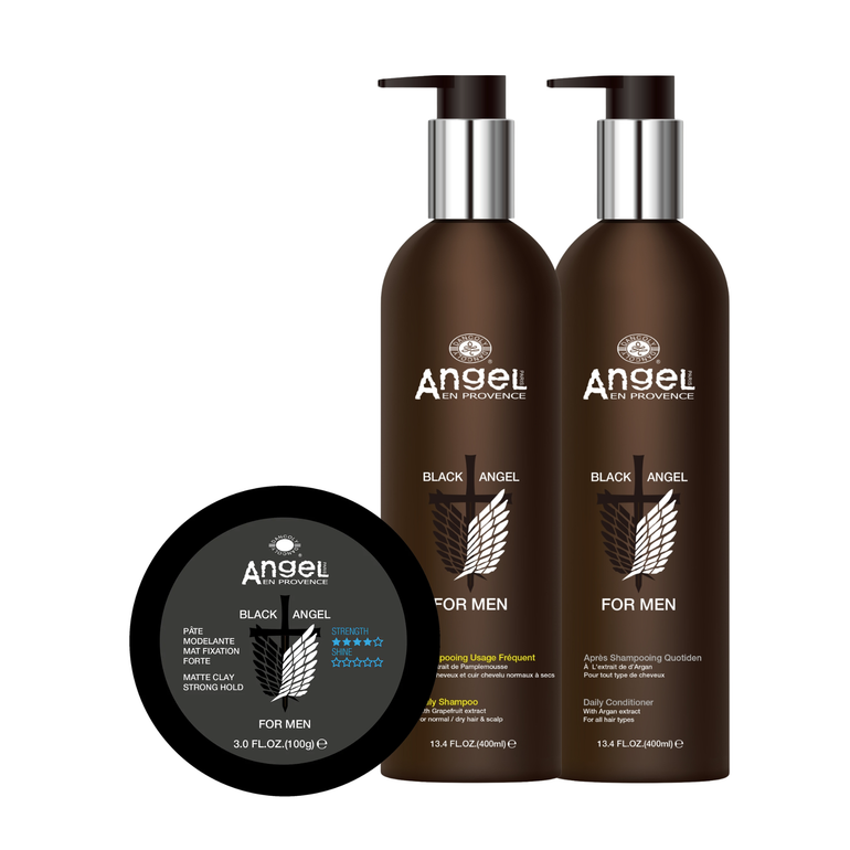 Black Angel For Men Oil Control & Dandruff Trio Pack