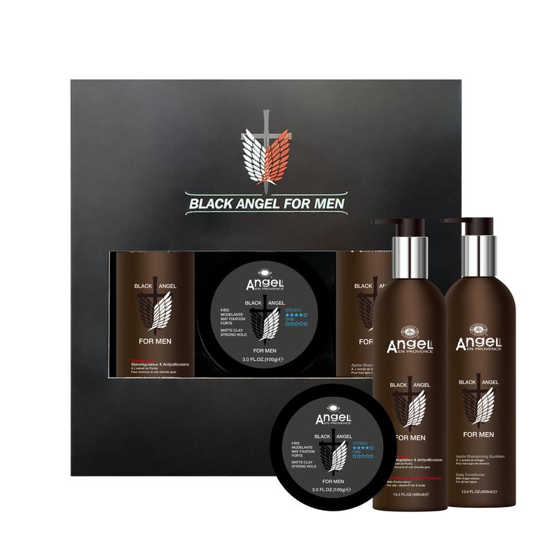 Black Angel For Men Oil Control & Dandruff Trio Pack