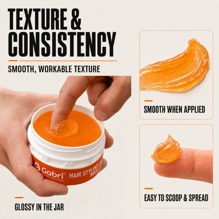 Gabri-Professional Hair Styling Wax Bright Finish 150ml