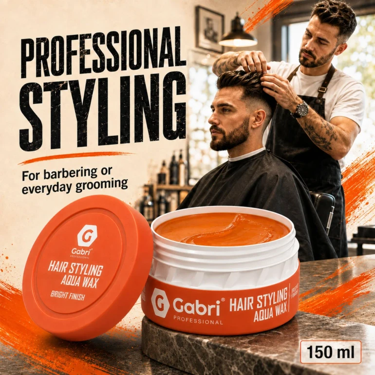 Gabri-Professional Hair Styling Wax Bright Finish 150ml