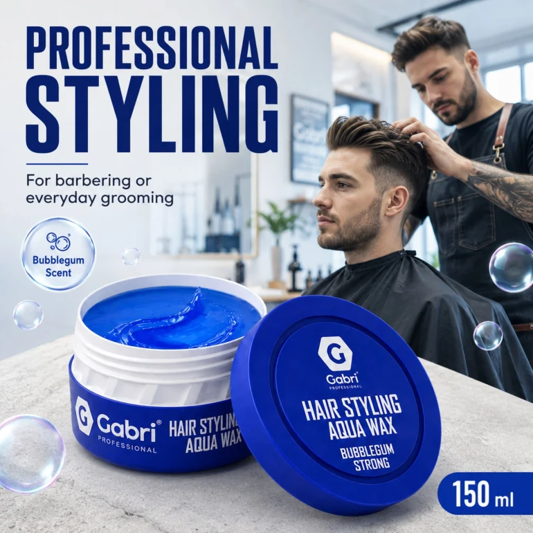 Gabri-Professional Hair Styling Aqua Wax Bubblegum Strong 150ml