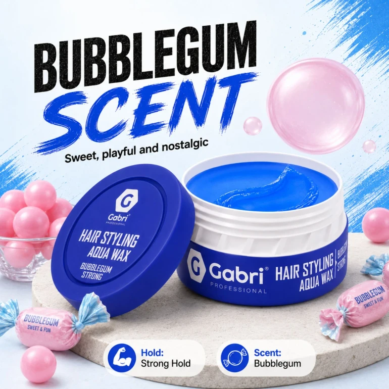 Gabri-Professional Hair Styling Aqua Wax Bubblegum Strong 150ml