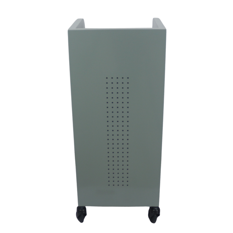 Fusion Sea Foam 4 Drawer Hairdressing Beauty Trolley - Black - Click'n Clean Castor Wheels