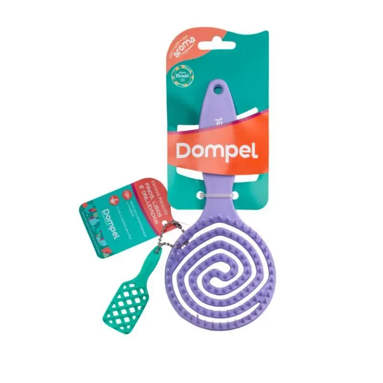 Lollipop 9pc Scented Hair Brush Box Set + Free Mini Brush Key Ring