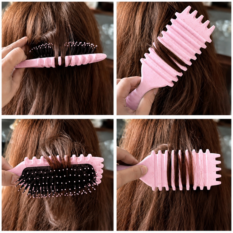 Curl Defining Pink Styling Brush