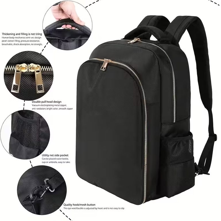 Stylist Backpack Gold Hardware