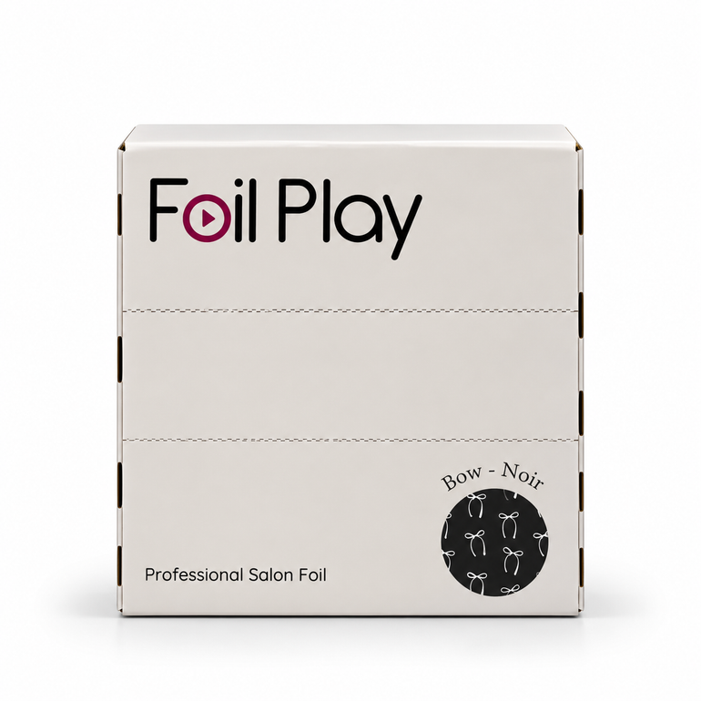 Foil Play Bow-Noir Professional Salon Foil – 500 Sheets