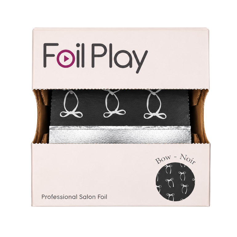 Foil Play Bow-Noir Professional Salon Foil – 500 Sheets