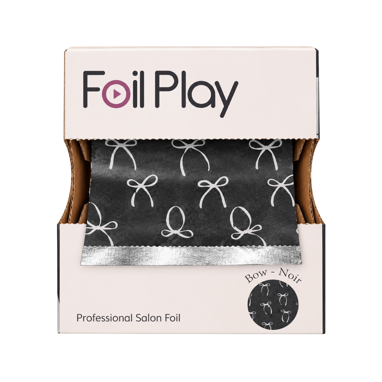 Foil Play Bow-Noir Professional Salon Foil – 500 Sheets
