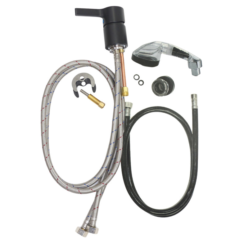 Rapid Rinse Mixer Set Black Australian Approved