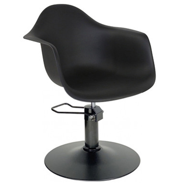 Erica Styling Chair Black - Hydraulic