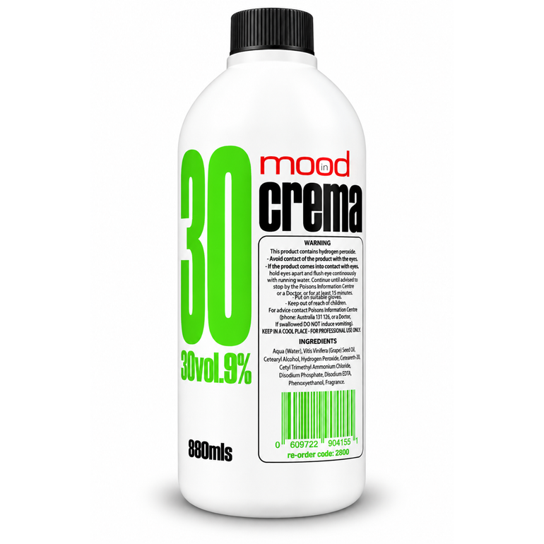 InMood 30 Vol 9% Crema Peroxide 990ml professional cream developer bottle