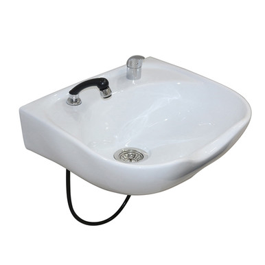 Tasman White Wall Ceramic Basin - Joiken Hair & Beauty Furniture Pty Ltd.