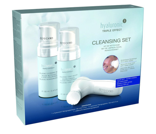 facial cleansing set with electric brush 