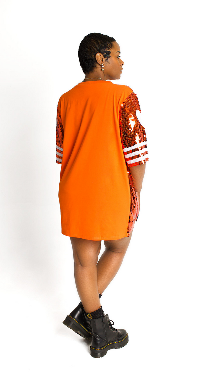 Double Zero Sequin Jersey Dress