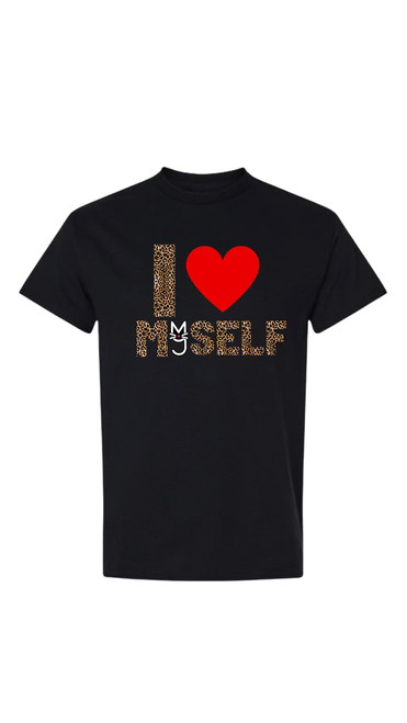 Leopard I Love My Self Unisex T-shirt