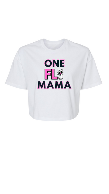 One Fly Mama M.T.A.P. Jersey Crop Top