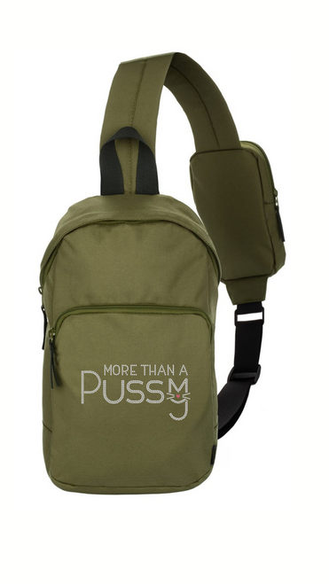 M.T.A.P. Kitty Rhinestone Sling Bag