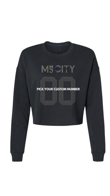 My City Cropped Sweatshirt customized name and number My City Cropped Sweatshirt customized name and number