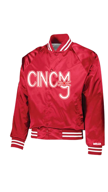 Satin baseball jacket for women, Cincinnati Reds Jacket