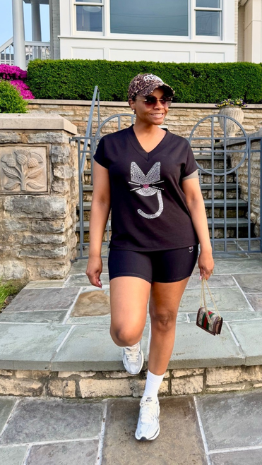 v neck top, scuba top, fitted top women, contouring shirt, sculpting top, short sleeve fitted top, stretch top women, elevated basics, minimal fashion, boutique clothing, women’s essentials, sleek top, modern basics, luxury basics