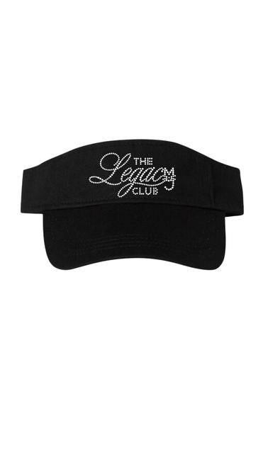Stay stylish and protected with the Legacy Club Sun Visor. Featuring an embroidered logo, adjustable fit, and lightweight design, it's perfect for golf, tennis, vacations, and everyday athleisure wear.