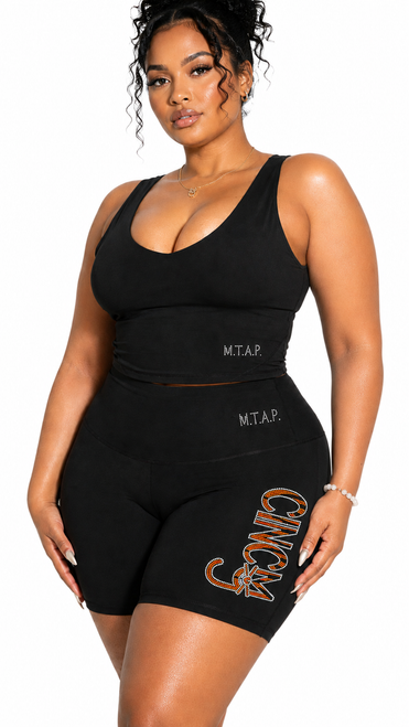 Shop the Cincy Buttery Soft 6” Biker Shorts featuring a high-waisted sculpting fit, buttery soft fabric, and sporty luxe athleisure style.
