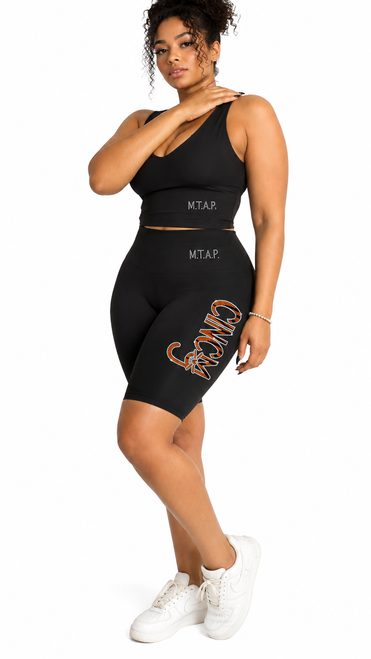 Cincy Rhinestone Biker Shorts