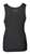Black fitted women's tank top featuring a crystal rhinestone Legacy Club 9 graphic on the front.
