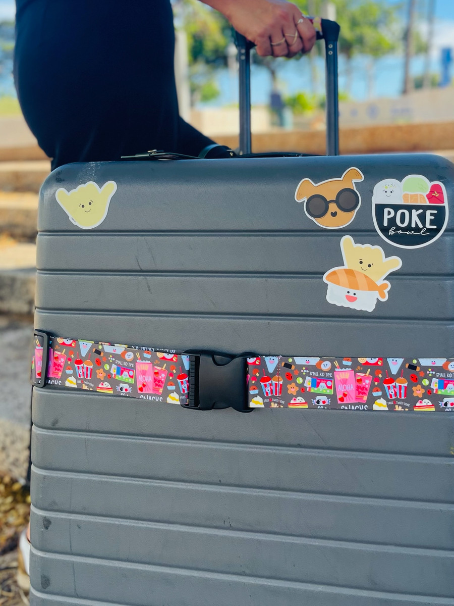 Luggage Strap: All Kine Snacks
