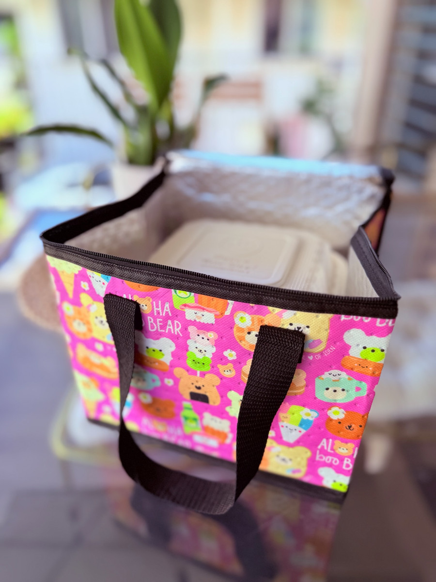 Square Plate Cooler: Boo Bear