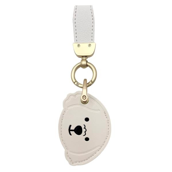 Bag Charm : White Dog