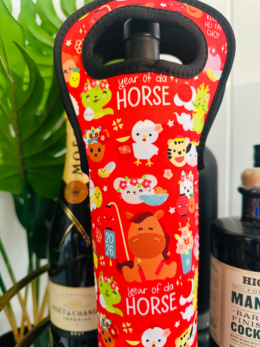 Wine Pouch: Year Of Da Horse