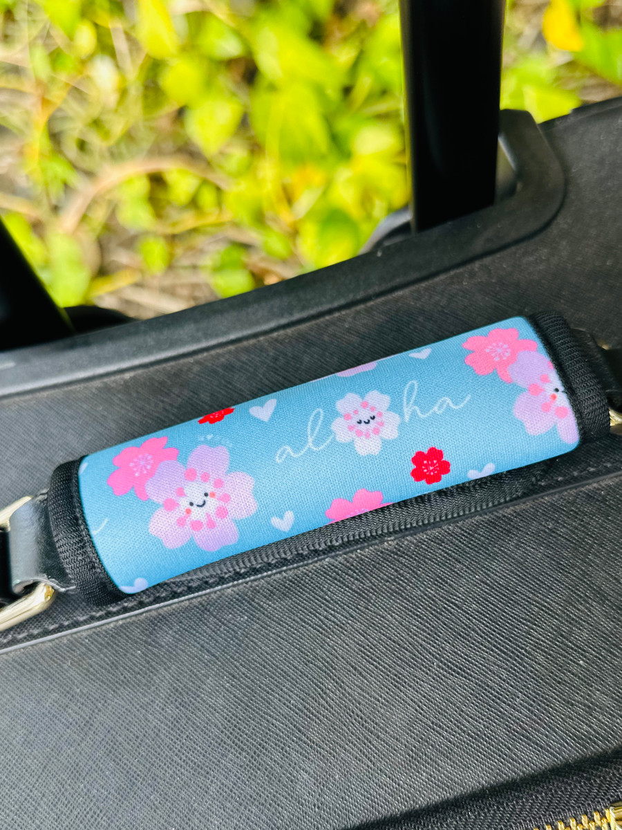 Luggage Wrap: Aloha Sakura Lt. Blue