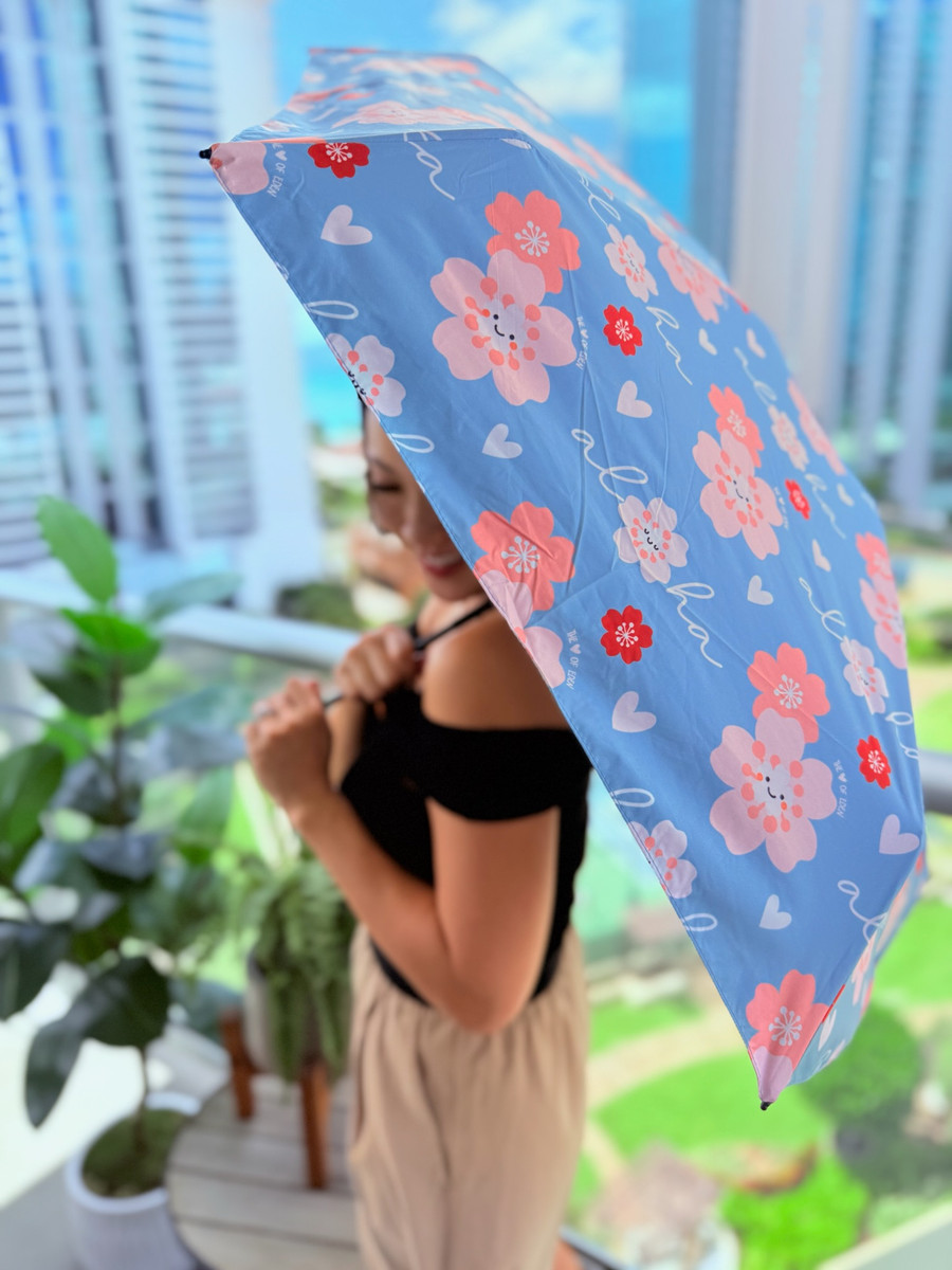 Umbrella: Aloha Sakura Lt. Blue