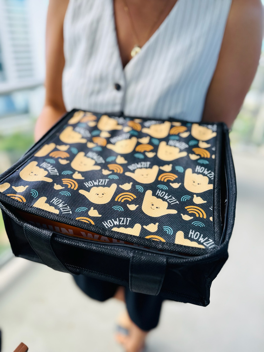 Bento Insulated Bag: Howzit Shaka Navy