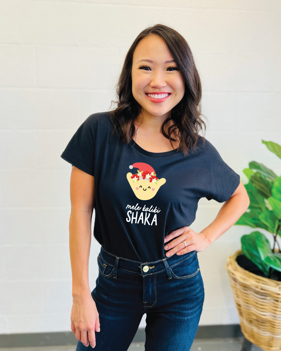 [PREORDER] Women's Tee: Mele Kaliki Shaka
