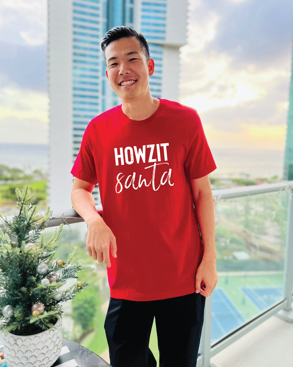 [PREORDER] Mens/Adult Tee: Howzit Santa